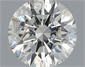 Natural Diamond 0.70 Carats, Round with Excellent Cut, I Color, I1 Clarity and Certified by IGI