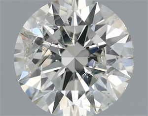 Picture of Natural Diamond 0.70 Carats, Round with Excellent Cut, I Color, I1 Clarity and Certified by IGI