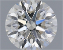Natural Diamond 0.60 Carats, Round with Excellent Cut, I Color, VS1 Clarity and Certified by IGI