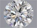 Natural Diamond 1.30 Carats, Round with Excellent Cut, H Color, SI2 Clarity and Certified by IGI