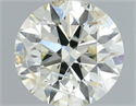 Diamante Natural 0.70 quilates, Redondo , Color K, claridad I1 y certificado IGI