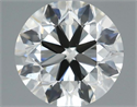 Natural Diamond 1.00 Carats, Round with Excellent Cut, J Color, VS2 Clarity and Certified by IGI