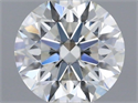 Diamante Natural 0.51 quilates, Redondo , Color H, claridad IF y certificado IGI