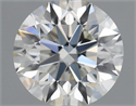 Natural Diamond 0.55 Carats, Round with Excellent Cut, I Color, VVS1 Clarity and Certified by IGI