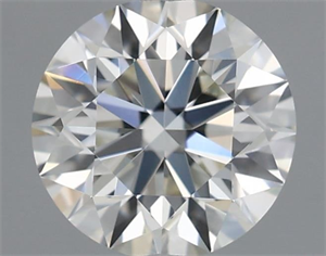Picture of Natural Diamond 0.55 Carats, Round with Excellent Cut, I Color, VVS1 Clarity and Certified by IGI