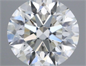 Natural Diamond 0.42 Carats, Round with Excellent Cut, G Color, IF Clarity and Certified by IGI