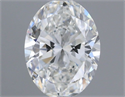 Natural Diamond 0.41 Carats, Oval with  Cut, F Color, IF Clarity and Certified by IGI