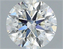 Natural Diamond 0.81 Carats, Round with Excellent Cut, H Color, I1 Clarity and Certified by IGI