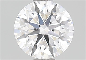 Picture of Natural Diamond 0.76 Carats, Round with Excellent Cut, E Color, VVS2 Clarity and Certified by GIA
