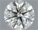 Diamante Natural 0.90 quilates, Redondo , Color I, claridad I1 y certificado IGI
