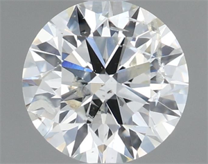 Picture of Natural Diamond 0.90 Carats, Round with Excellent Cut, H Color, I1 Clarity and Certified by IGI