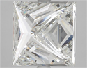 Natural Diamond 5.02 Carats, Princess with  Cut, H Color, VS2 Clarity and Certified by IGI