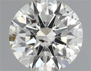 Picture of Natural Diamond 0.40 Carats, Round with Excellent Cut, I Color, SI2 Clarity and Certified by IGI