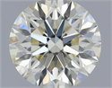 Natural Diamond 0.81 Carats, Round with Excellent Cut, K Color, SI1 Clarity and Certified by IGI