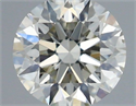 Diamante Natural 0.40 quilates, Redondo , Color J, claridad VS2 y certificado IGI