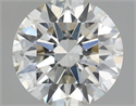 Natural Diamond 0.62 Carats, Round with Excellent Cut, I Color, VS2 Clarity and Certified by IGI