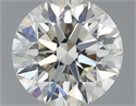 Natural Diamond 0.90 Carats, Round with Excellent Cut, L Color, VVS1 Clarity and Certified by GIA