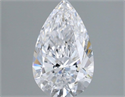 Natural Diamond 1.20 Carats, Pear with  Cut, D Color, VS1 Clarity and Certified by GIA