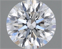Natural Diamond 0.75 Carats, Round with Excellent Cut, D Color, SI1 Clarity and Certified by GIA