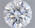 Natural Diamond 0.75 Carats, Round with Excellent Cut, D Color, SI1 Clarity and Certified by GIA