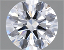 Natural Diamond 0.70 Carats, Round with Excellent Cut, D Color, VVS1 Clarity and Certified by GIA