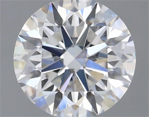 Picture of Natural Diamond 0.73 Carats, Round with Excellent Cut, E Color, VS1 Clarity and Certified by GIA