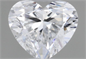 Natural Diamond 0.40 Carats, Heart with  Cut, D Color, VVS1 Clarity and Certified by GIA