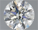 Natural Diamond 0.90 Carats, Round with Excellent Cut, K Color, VVS1 Clarity and Certified by GIA
