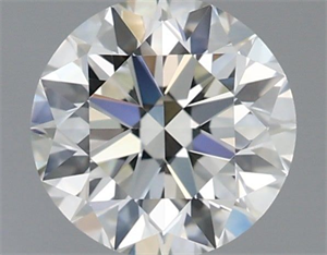 Picture of Natural Diamond 0.90 Carats, Round with Excellent Cut, K Color, VVS1 Clarity and Certified by GIA