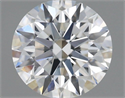 Natural Diamond 0.76 Carats, Round with Excellent Cut, G Color, VVS2 Clarity and Certified by GIA