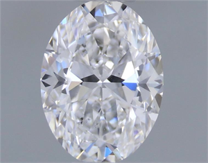 Picture of Natural Diamond 0.40 Carats, Oval with  Cut, D Color, SI1 Clarity and Certified by GIA