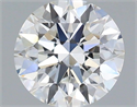 Natural Diamond 0.70 Carats, Round with Excellent Cut, G Color, VVS1 Clarity and Certified by GIA