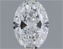 Natural Diamond 0.70 Carats, Oval with  Cut, E Color, VS2 Clarity and Certified by GIA