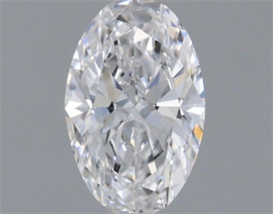 Picture of Natural Diamond 0.50 Carats, Oval with  Cut, D Color, VVS2 Clarity and Certified by GIA