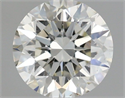 Natural Diamond 0.70 Carats, Round with Excellent Cut, J Color, VS2 Clarity and Certified by IGI