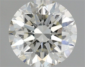Picture of Natural Diamond 0.70 Carats, Round with Excellent Cut, J Color, VS2 Clarity and Certified by IGI