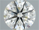 Natural Diamond 0.50 Carats, Round with Excellent Cut, I Color, SI2 Clarity and Certified by IGI