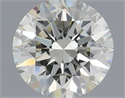 Natural Diamond 0.70 Carats, Round with Excellent Cut, J Color, SI1 Clarity and Certified by IGI