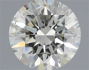 Picture of Natural Diamond 0.70 Carats, Round with Excellent Cut, J Color, SI1 Clarity and Certified by IGI