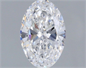 Natural Diamond 1.01 Carats, Oval with  Cut, D Color, VS1 Clarity and Certified by GIA