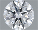 Natural Diamond 0.45 Carats, Round with Excellent Cut, D Color, VVS2 Clarity and Certified by GIA
