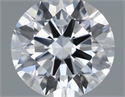 Diamante Natural 0.45 quilates, Redondo , Color E, claridad VVS2 y certificado GIA