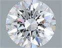 Natural Diamond 0.71 Carats, Round with Excellent Cut, F Color, VVS2 Clarity and Certified by GIA