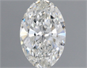 Natural Diamond 0.51 Carats, Oval with  Cut, G Color, VVS2 Clarity and Certified by GIA