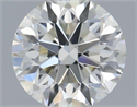 Natural Diamond 0.61 Carats, Round with Excellent Cut, I Color, VVS1 Clarity and Certified by IGI