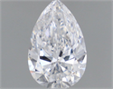 Natural Diamond 0.70 Carats, Pear with  Cut, D Color, VS2 Clarity and Certified by GIA