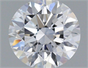 Natural Diamond 0.70 Carats, Round with Excellent Cut, E Color, IF Clarity and Certified by GIA