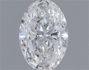 Picture of Natural Diamond 0.53 Carats, Oval with  Cut, D Color, SI1 Clarity and Certified by GIA
