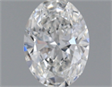 Natural Diamond 0.50 Carats, Oval with  Cut, F Color, VS1 Clarity and Certified by GIA