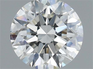 Picture of Natural Diamond 0.75 Carats, Round with Excellent Cut, I Color, VVS2 Clarity and Certified by GIA